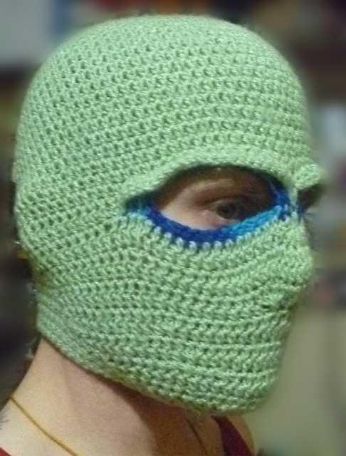 Knitted ski mask pattern free