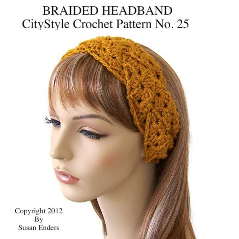 Knitted braided headband free pattern