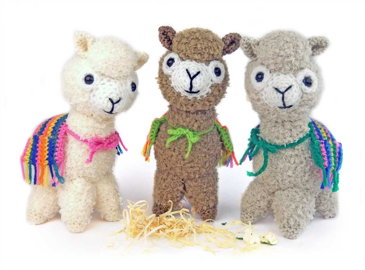 Knitting pattern for alpaca toy