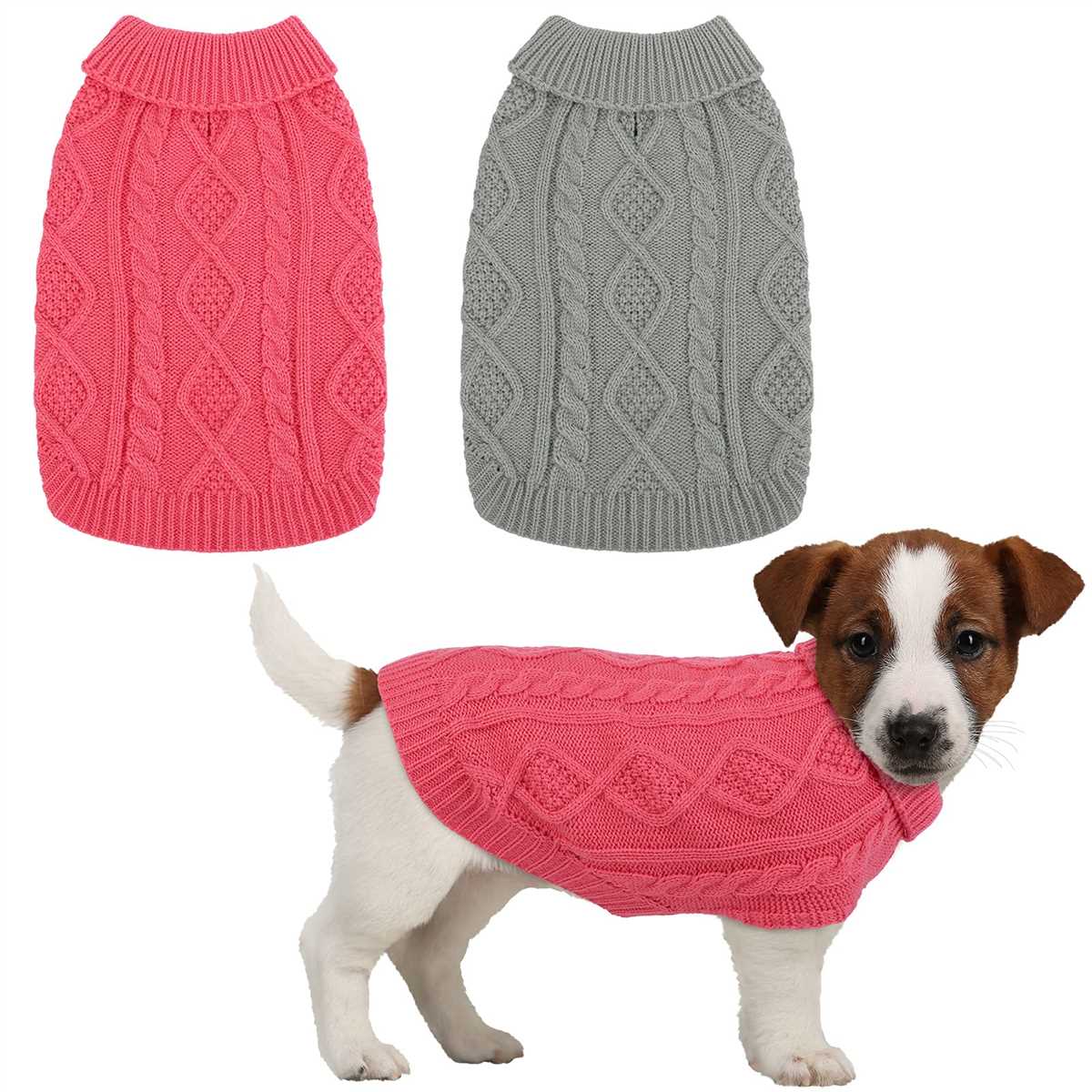 Cable knit dog sweater pattern