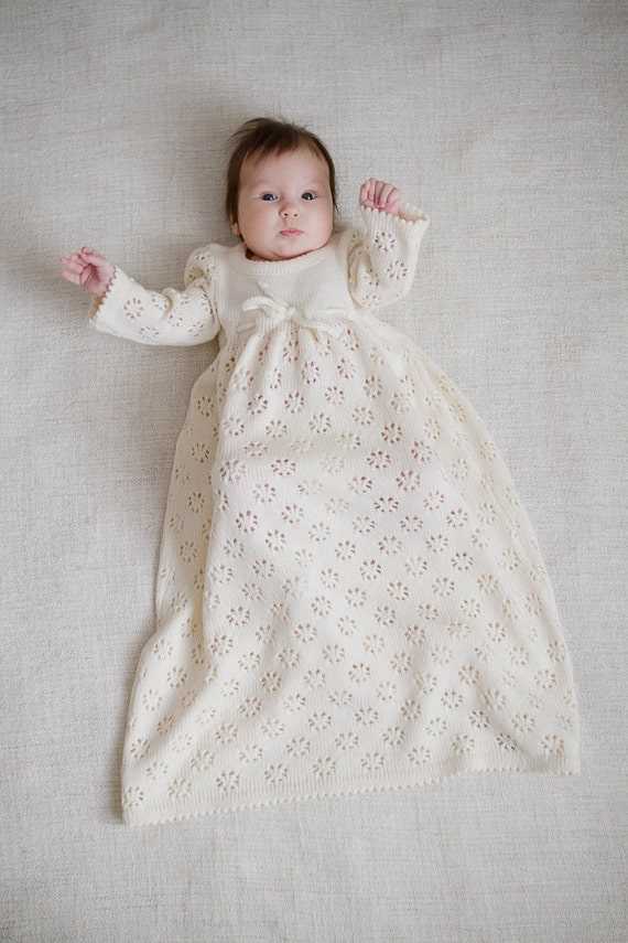 Christening dress knitting pattern free