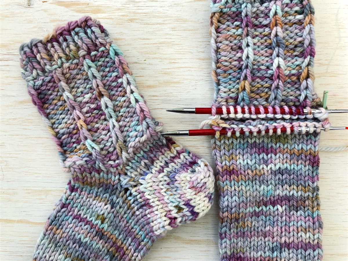 Easy knit sock pattern on circular needles