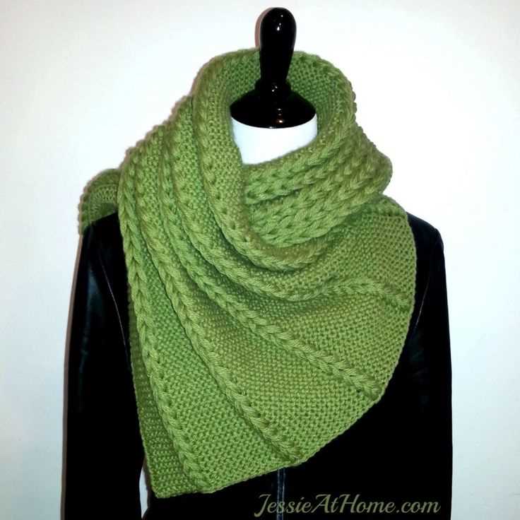 Shawl scarf wrap knitting pattern