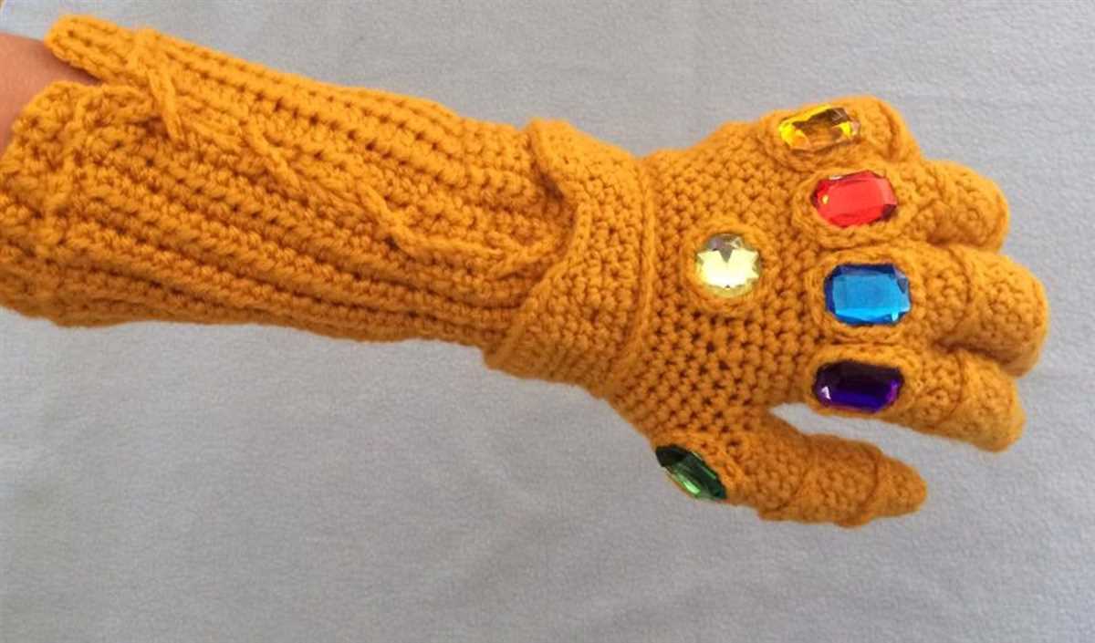 Infinity gauntlet knitting pattern free