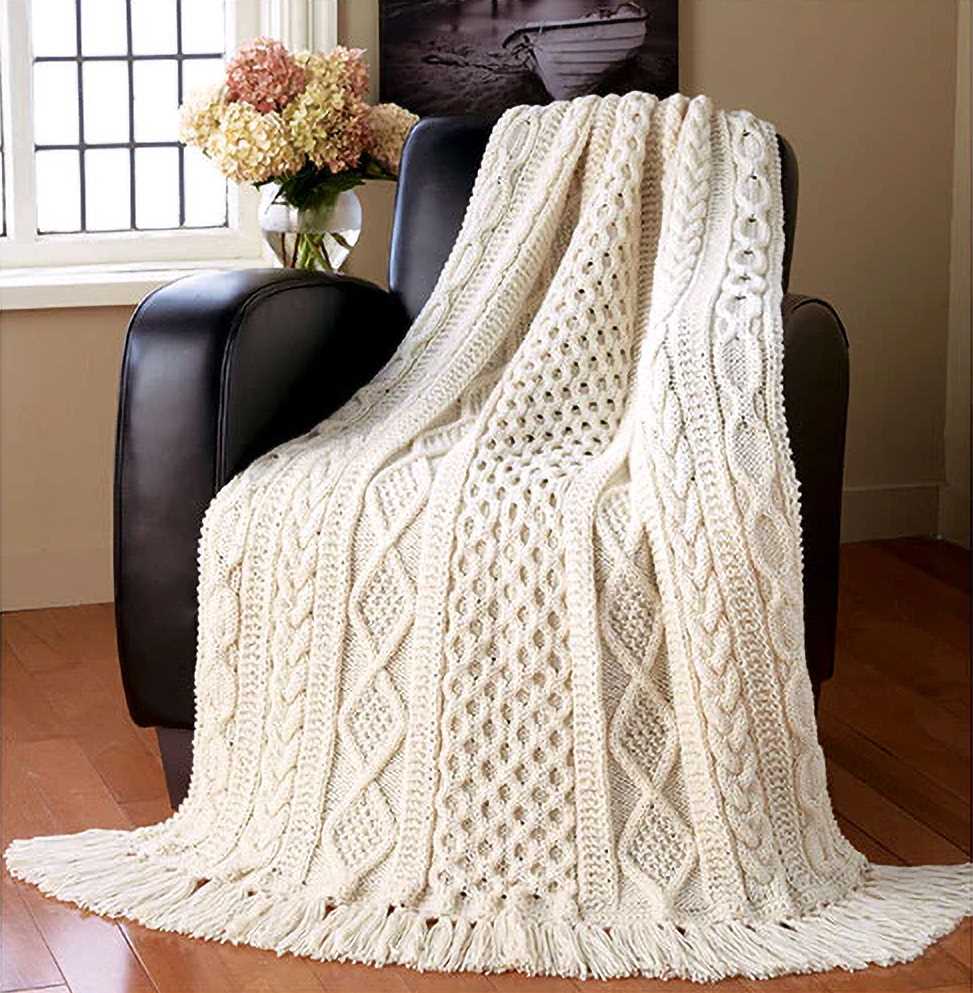 Easy knit afghan patterns free