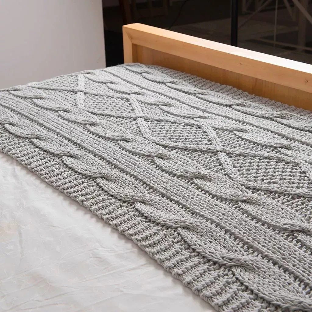 Free bed runner knitting patterns