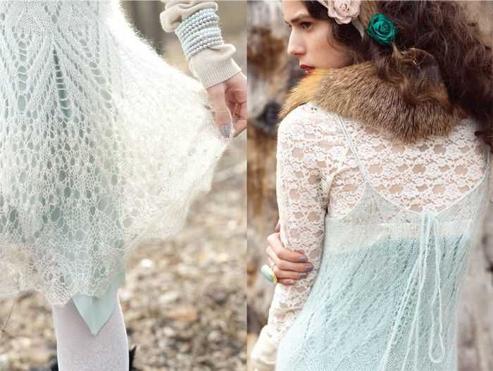 Lace dress knitting pattern