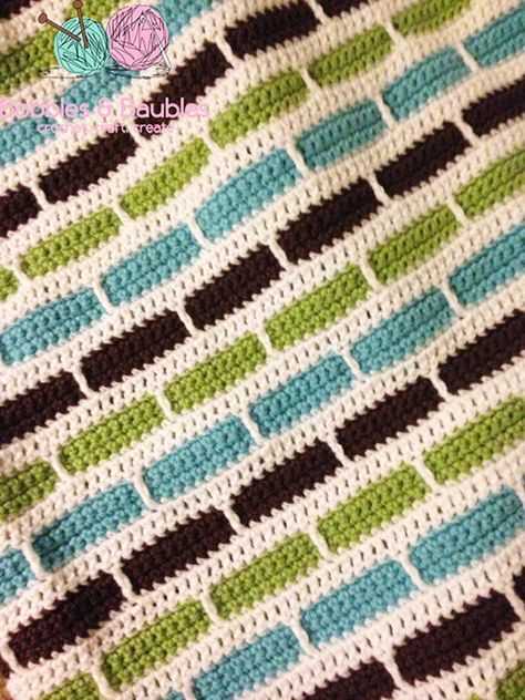 Bernat blanket stripes knitting pattern