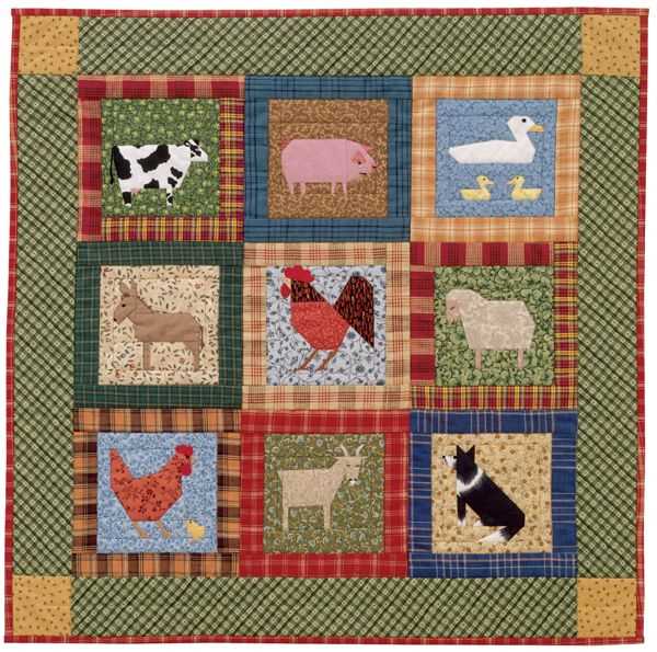 Barn raising quilt knitting pattern free