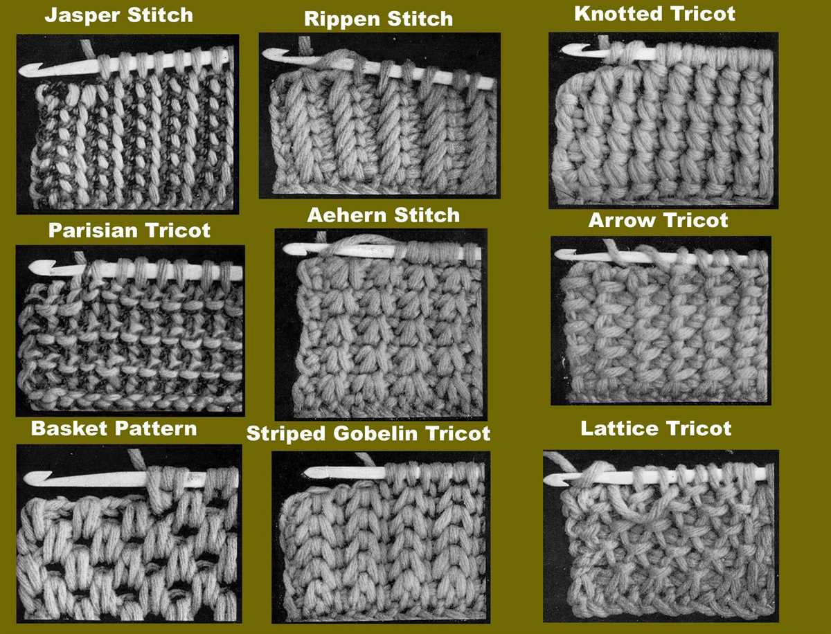 Crochet looks like knitting patterns