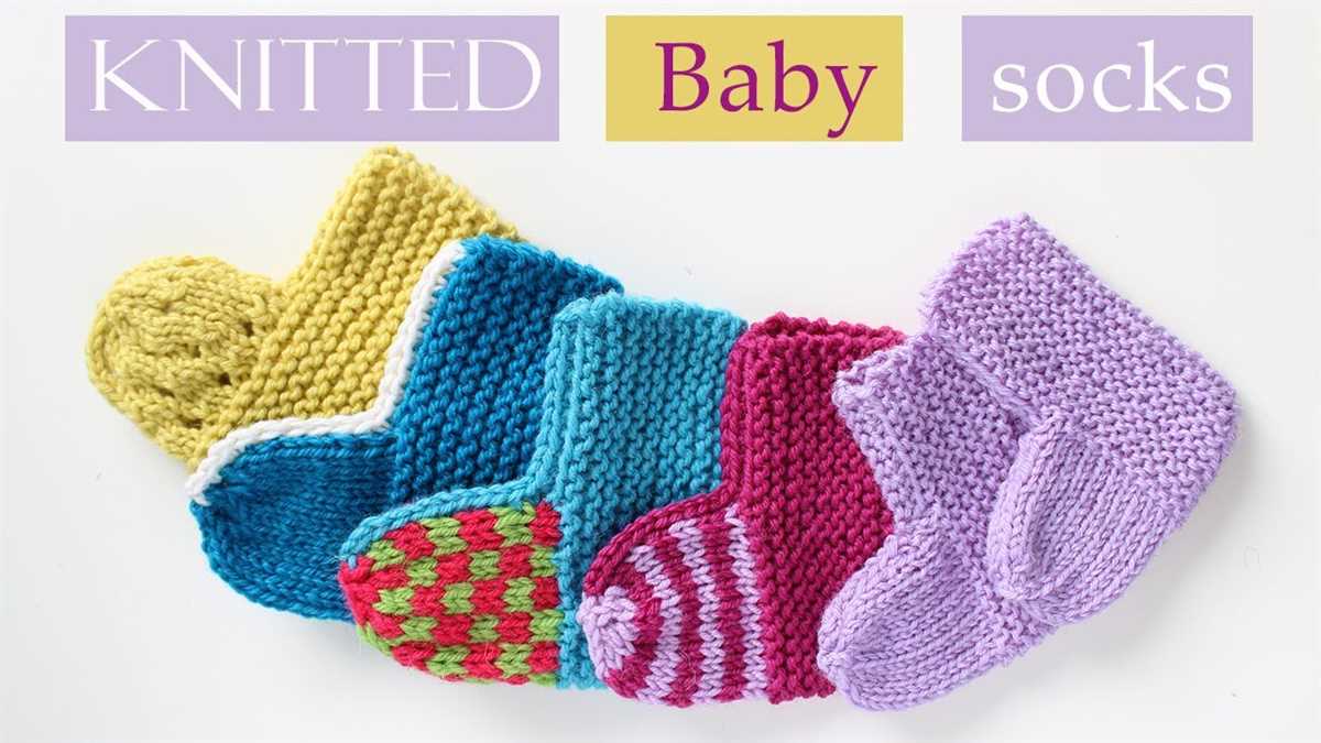 Easy knit booties free pattern