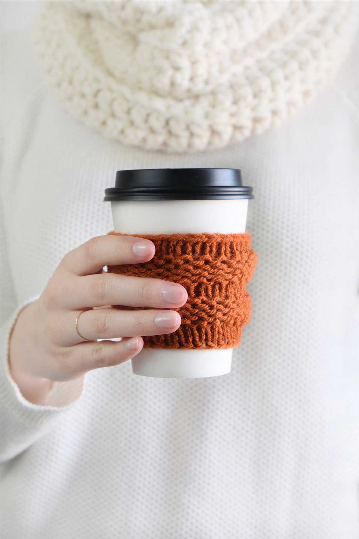 Starbucks cup cozy knit pattern