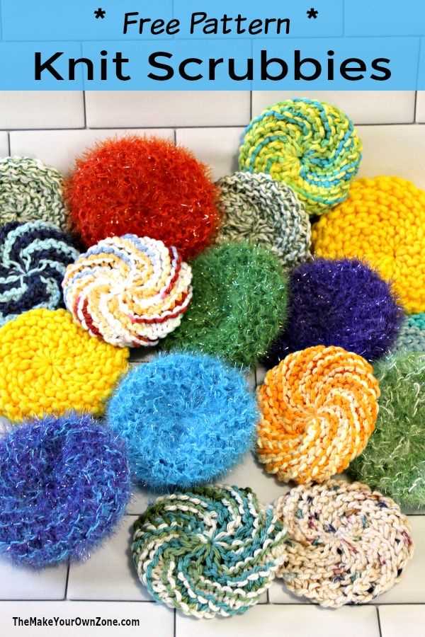 Knit scrubbies pattern free