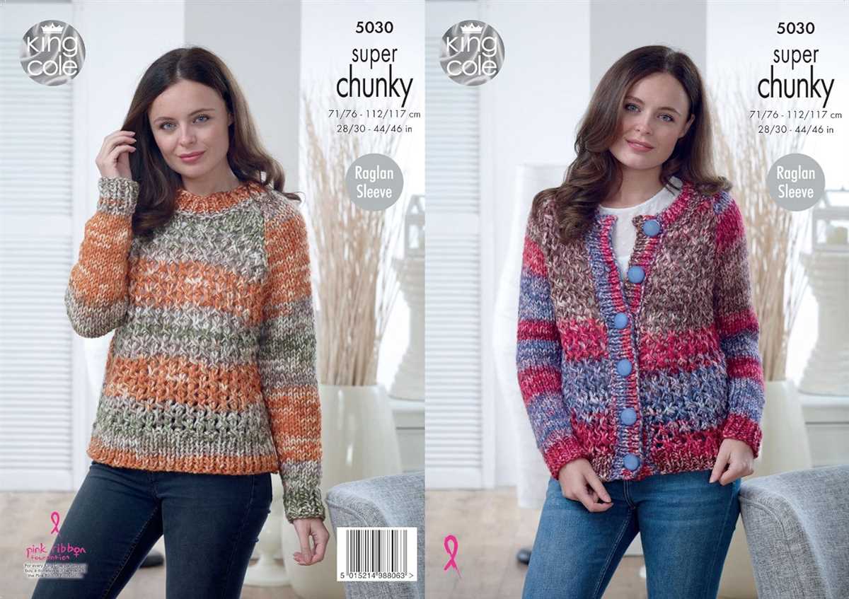 Chunky knit pattern cardigan