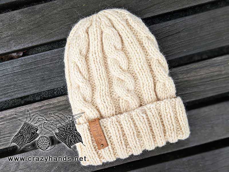 Beanie knitting pattern straight needles free