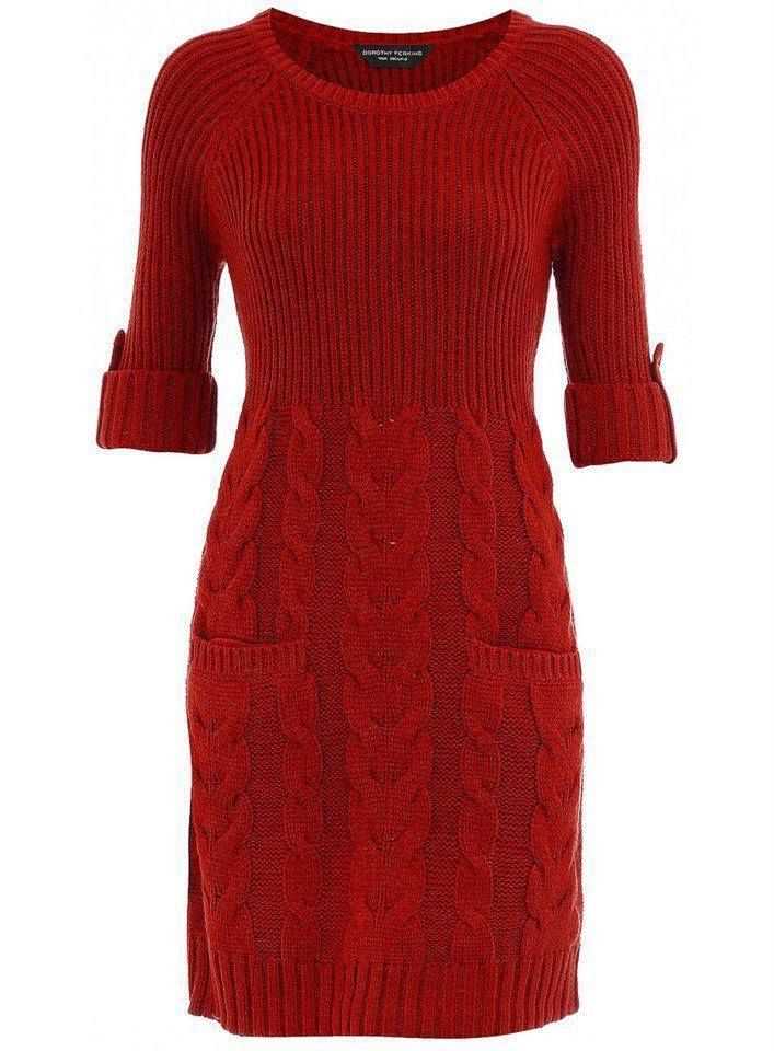 Cable knit sweater dress pattern