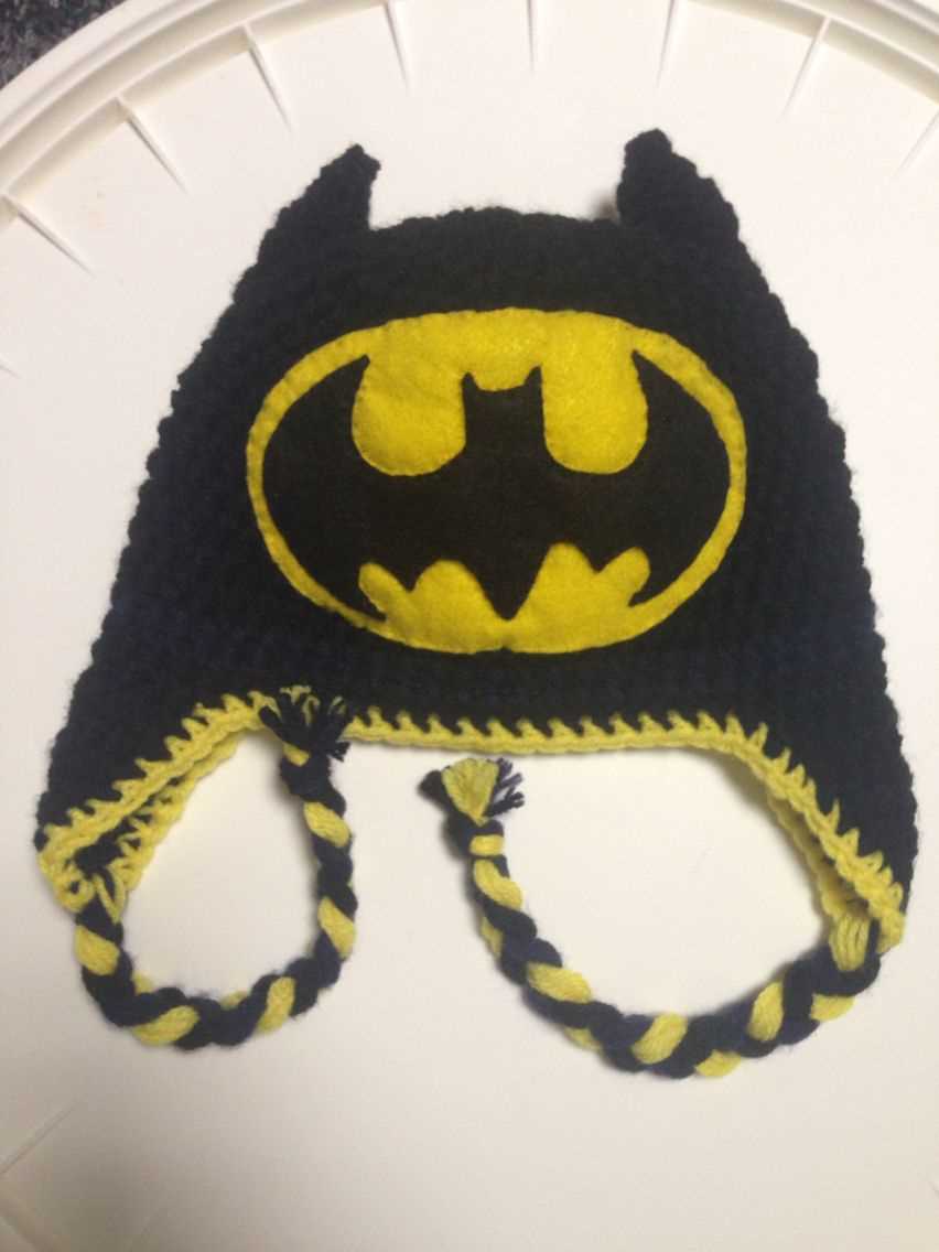 Knitted batman hat pattern free