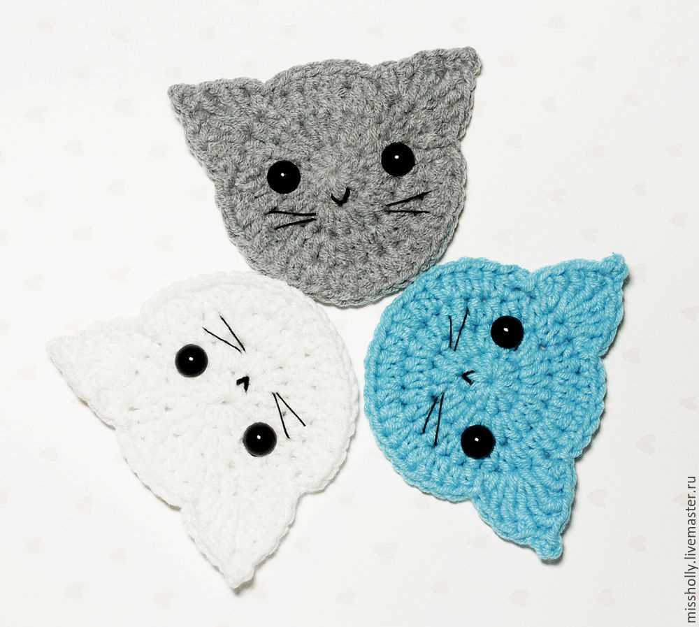 Cat motif knitting pattern