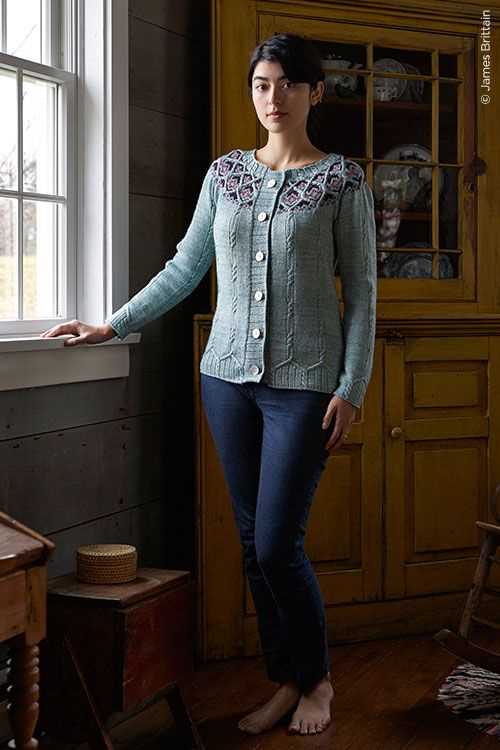 Open cardigan knitting pattern