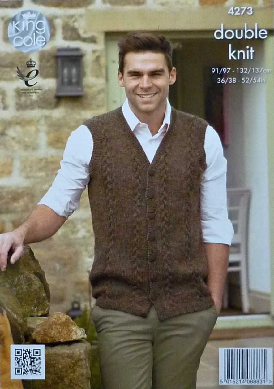 Knitting pattern for waistcoat