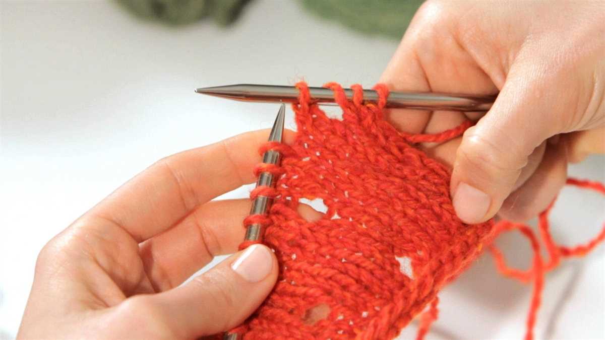 How to do knitting patterns