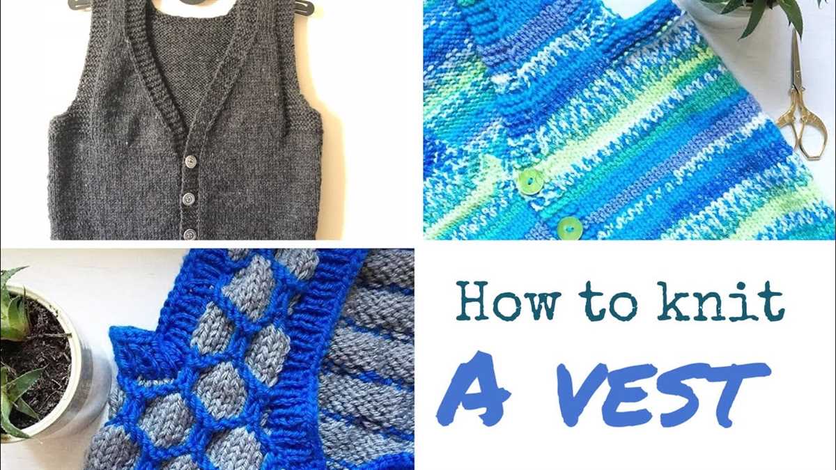 Easy knitted vest patterns free