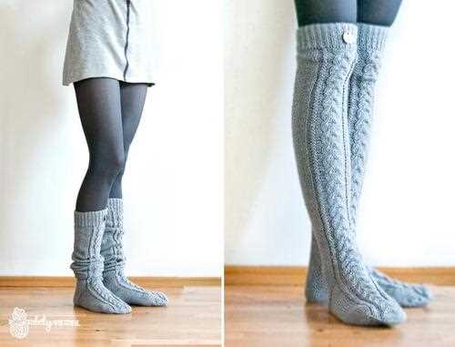 Over the knee socks knitting pattern