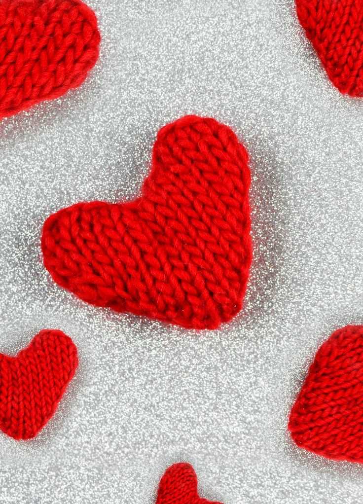 Valentine day knitting patterns