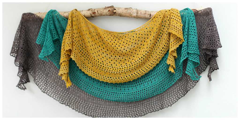 Cotton shawl knitting pattern