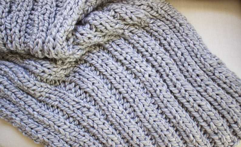 Free chunky knit baby blanket pattern
