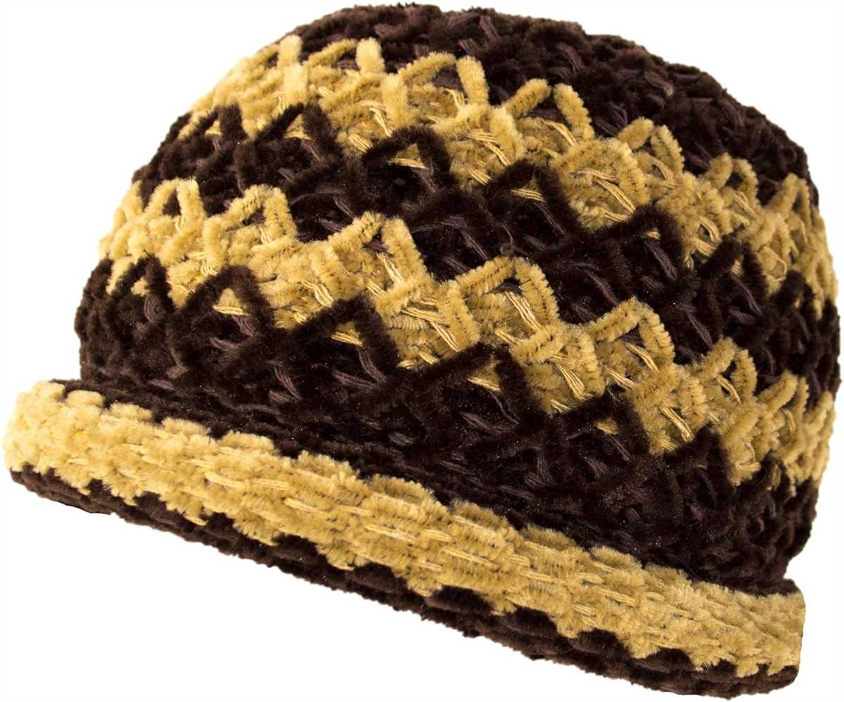 Folded brim knit hat pattern