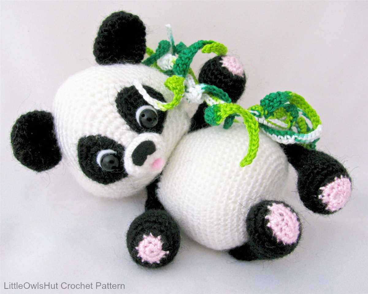 Panda knitting patterns free