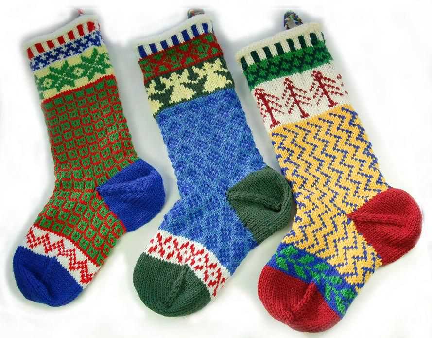 Pattern for christmas stocking knit