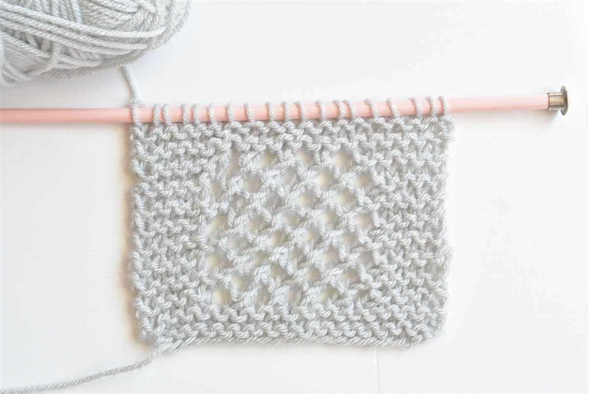 Patterns for knitting squares