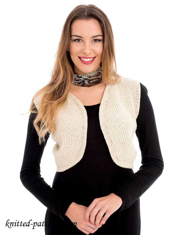 Knitted vest pattern womens free