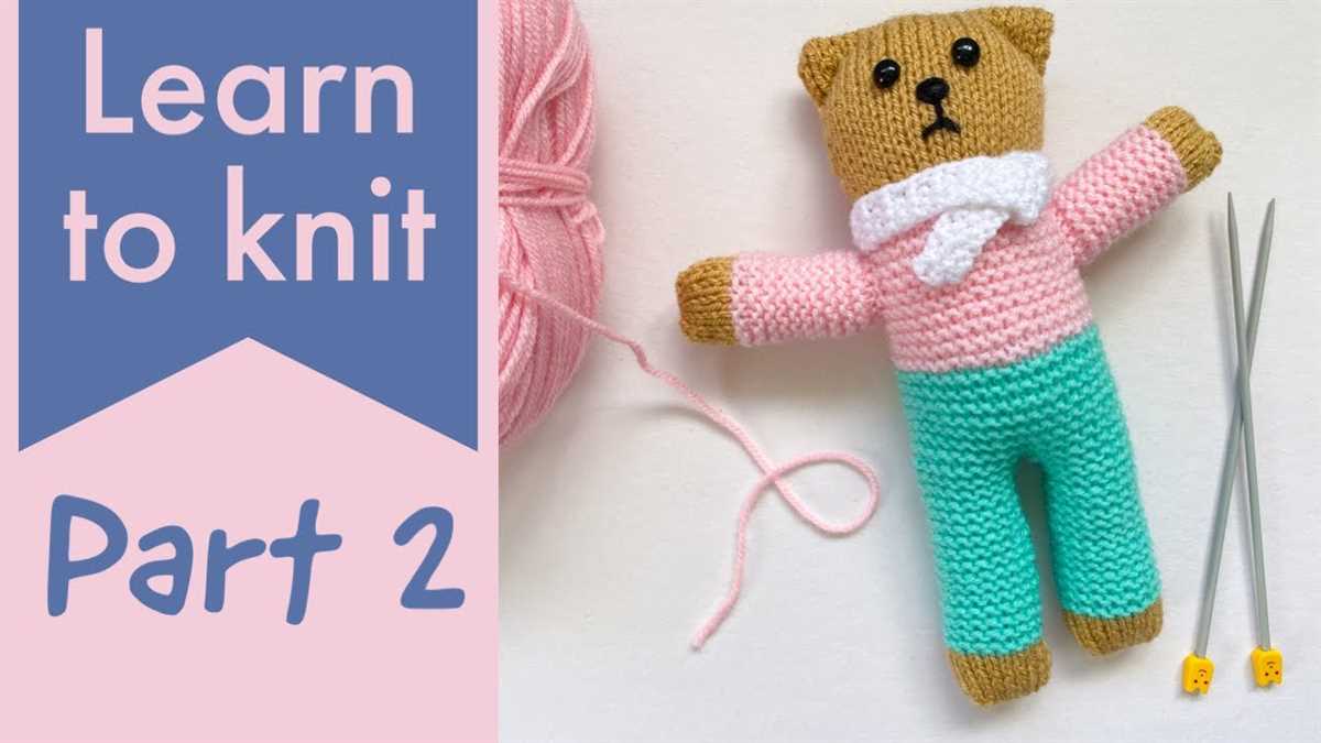 Basic teddy bear knitting pattern