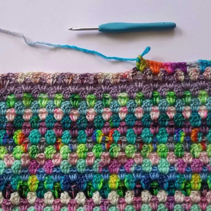 Scrap blanket knit pattern