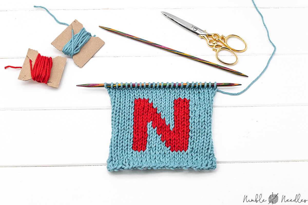 Knitting letters pattern generator