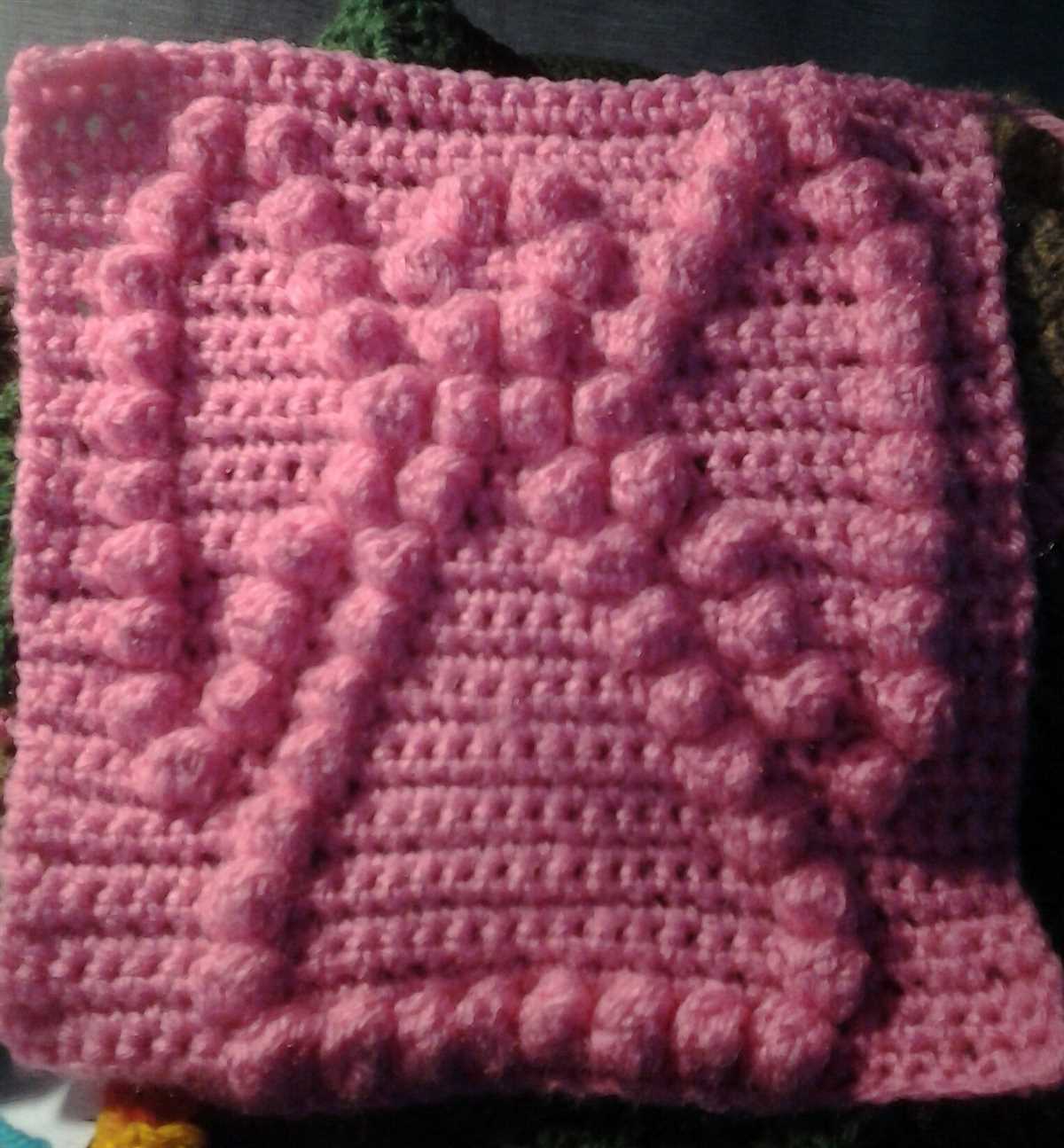 Prayer square knitting pattern