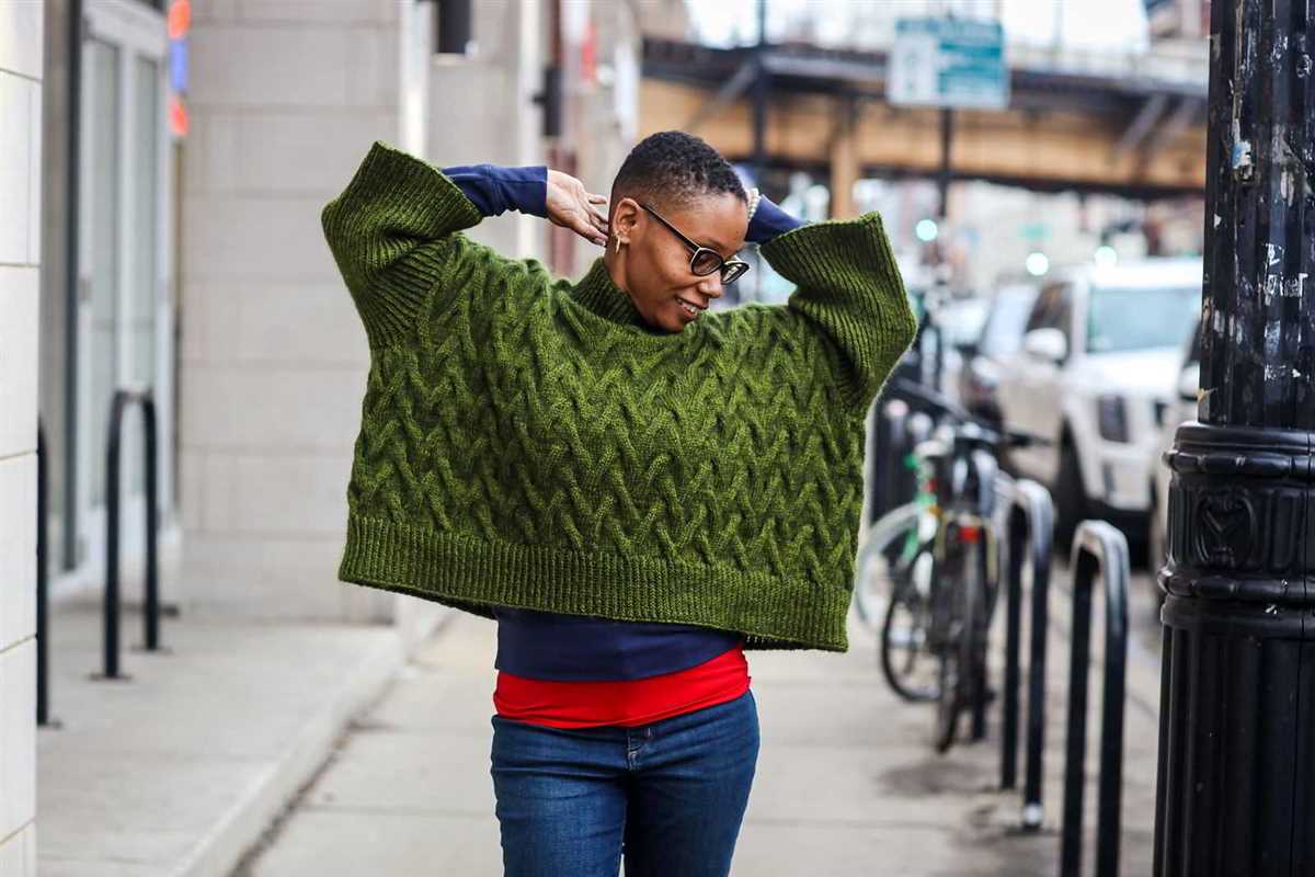 Boxy sweater knitting pattern