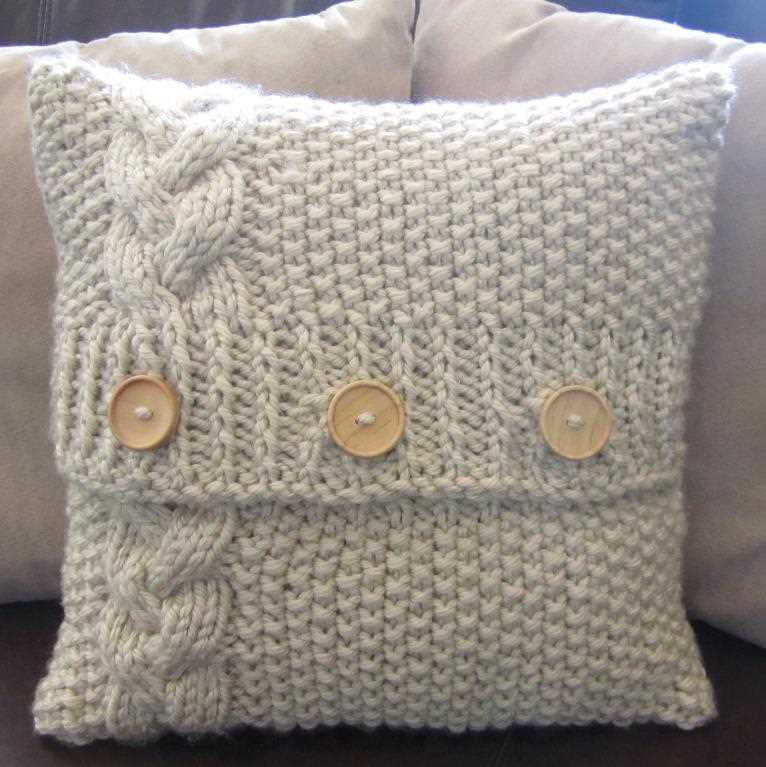 Pillow knitting pattern