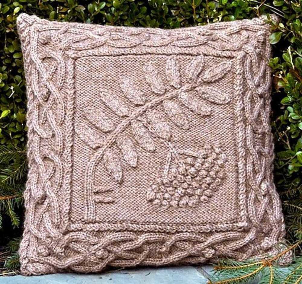 Pillow knitting pattern