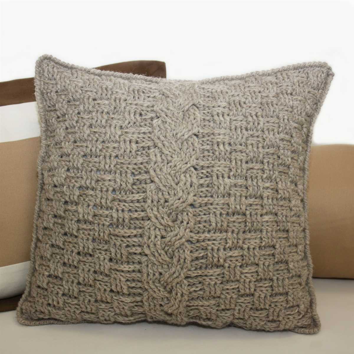 Pillow knitting pattern