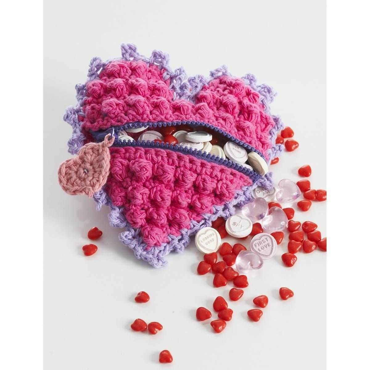 Free knitting pattern for heart shaped