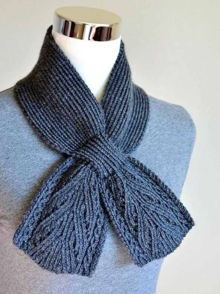 Plain scarf knitting pattern