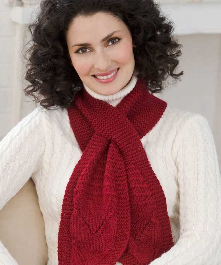 Plain scarf knitting pattern