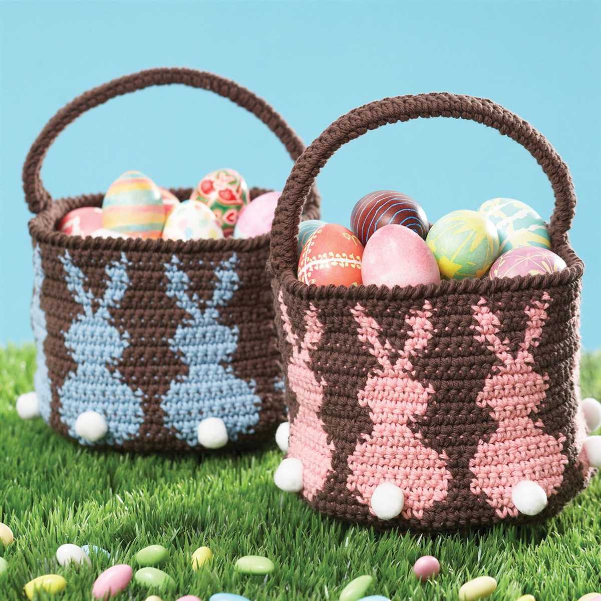 Knitting pattern for easter basket