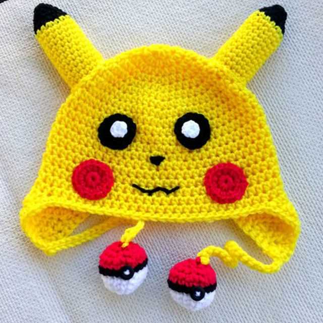 Pokemon hat knitting pattern