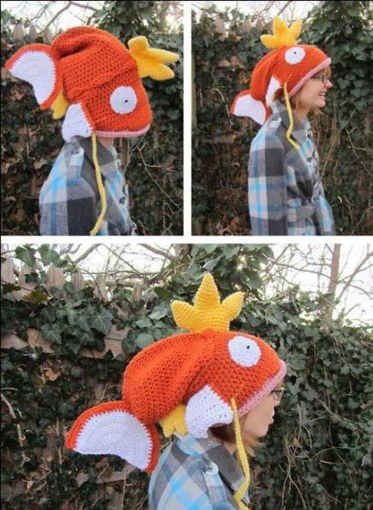 Pokemon hat knitting pattern