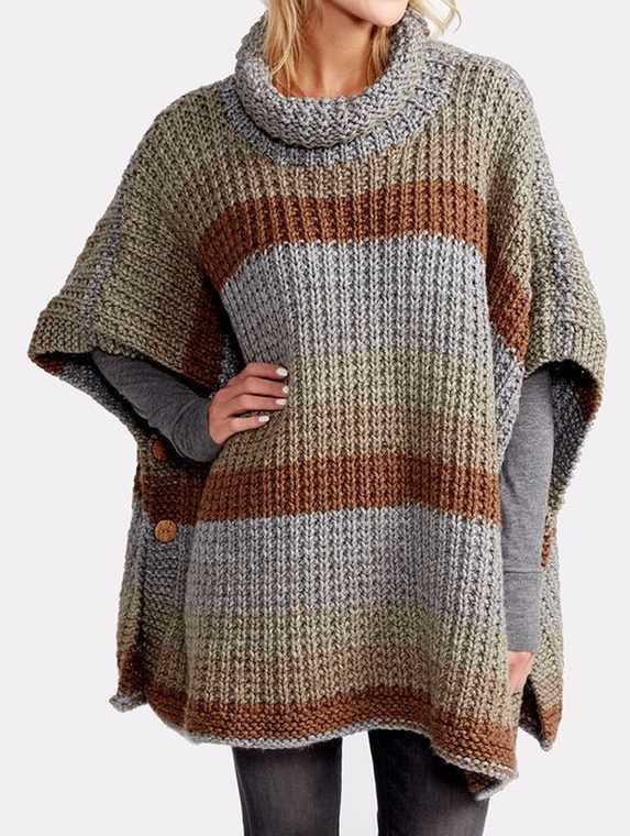 Poncho knitting pattern